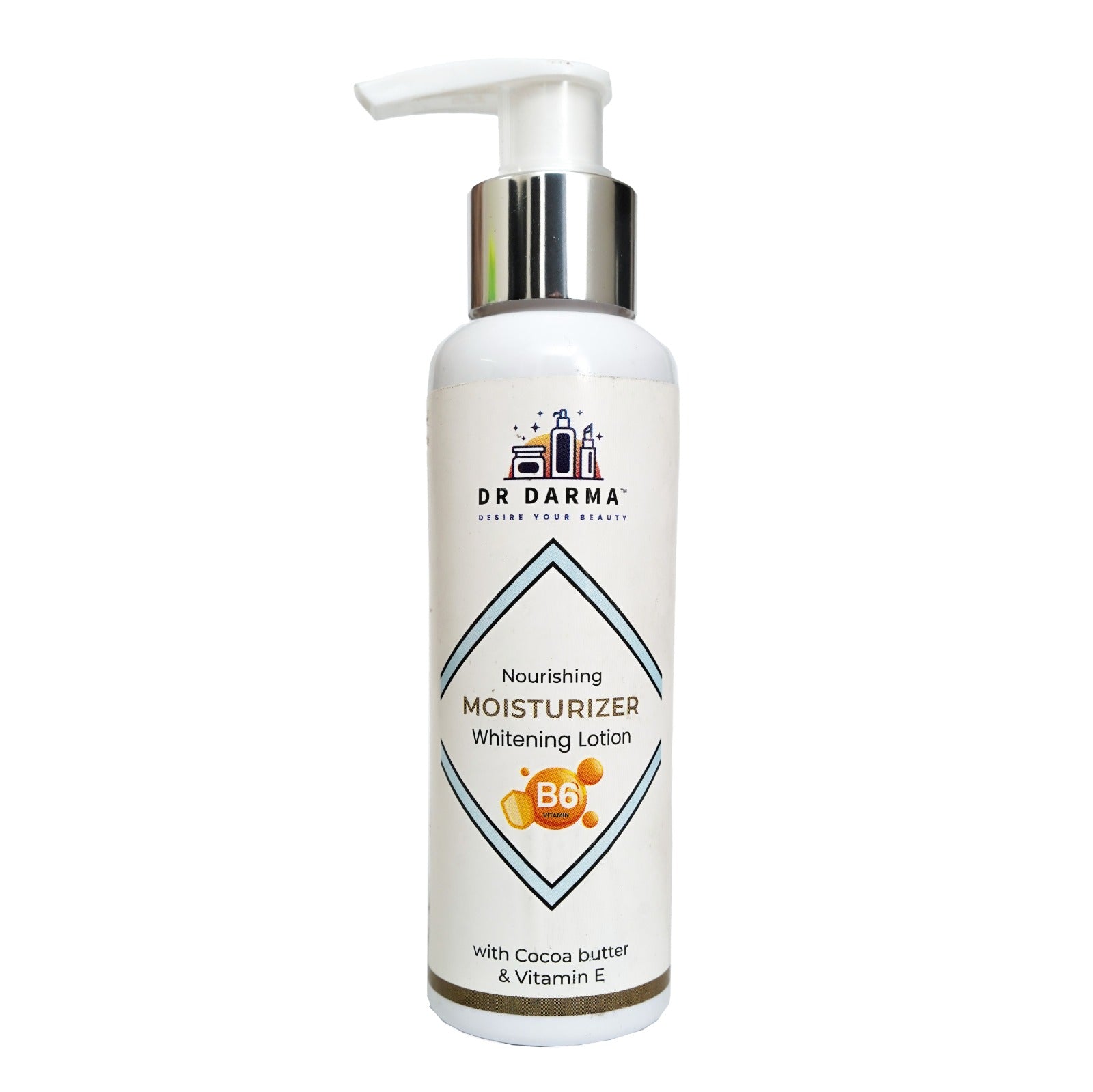Dr. Darma Nourishing Moisturizer & Whitening Lotion with Vitamin B6, E & Cocoa Butter